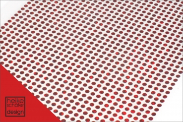 Bügelpailletten 3mm in Hologramm Rot 1568 Stück